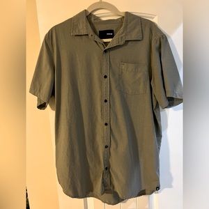 Mens Hurley Short Sleeve Button down